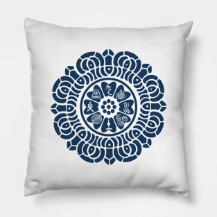 White Lotus Pillow