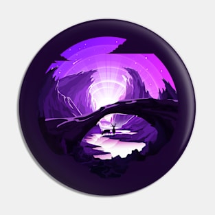 Purple Violet Pin