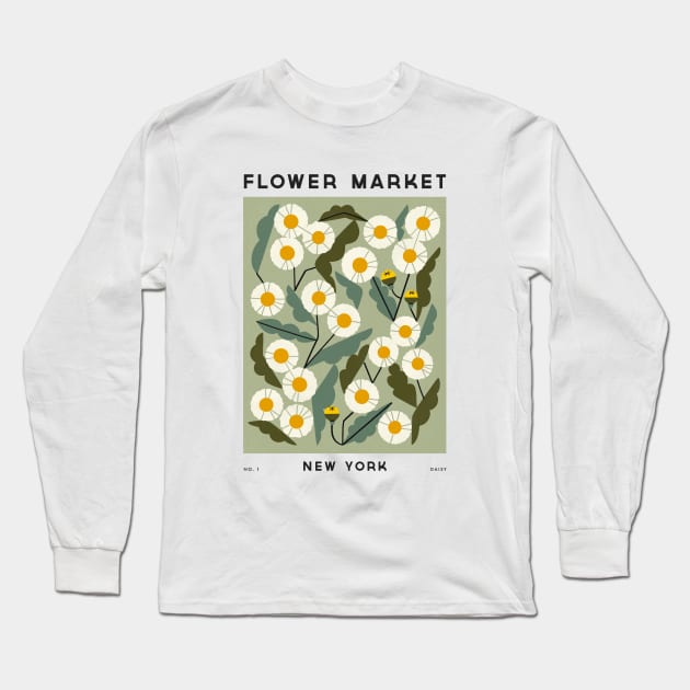 New York Market Long Sleeve T-Shirt