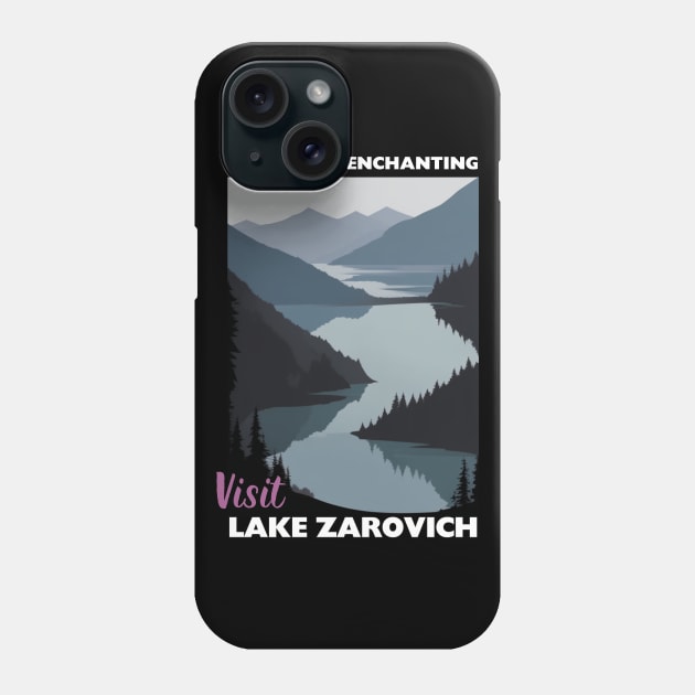 Lake Zarovich Tourism V2 - Eternally Enchanting Barovia Phone Case by CursedContent