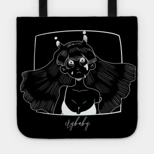 Crybaby (white) Tote