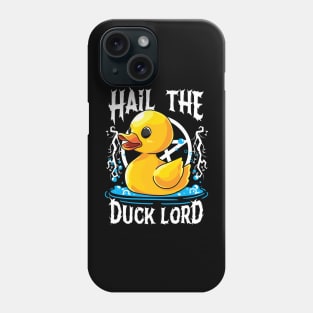 Hail the Duck Lord Pun Meme Men Women Funny Halloween Phone Case