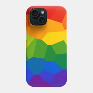 Gay Pride Flag subtle Geometric Design Phone Case