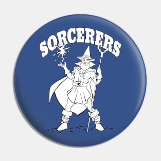 Sorcerer mascot Pin