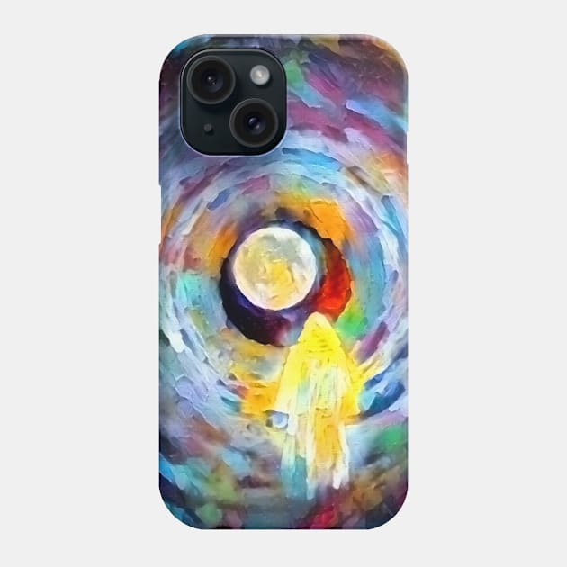 Soul in magic tunnel Phone Case by rolffimages