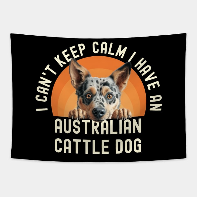 Australian Cattle Dog Tapestry by The Jumping Cart