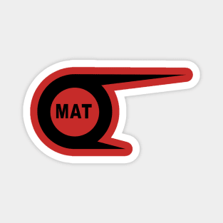 MAT Black and White Magnet