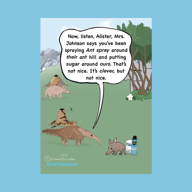 Clever Anteater by Enormously Funny Cartoons
