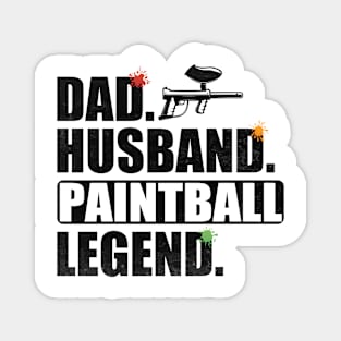 Funny Paintball Dad Husband Legend Paintball Father's Day Magnet