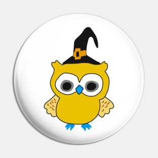 Owl with hat Pin