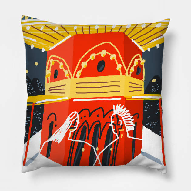 Cinema Pillow by juliealex