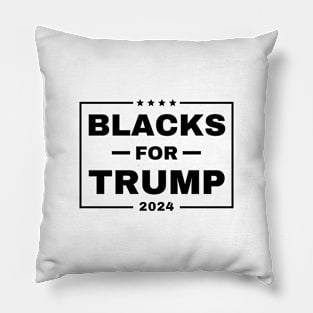 Blacks-for-trump-2024 Pillow