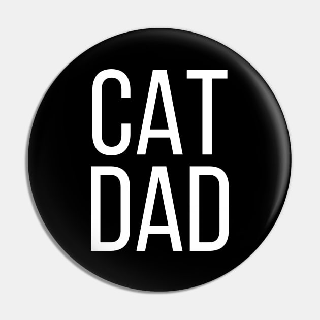 Funny Cat Dad Pin by kapotka