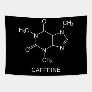 Caffeine Coffee Molecule Structure Chemical Formula Tapestry