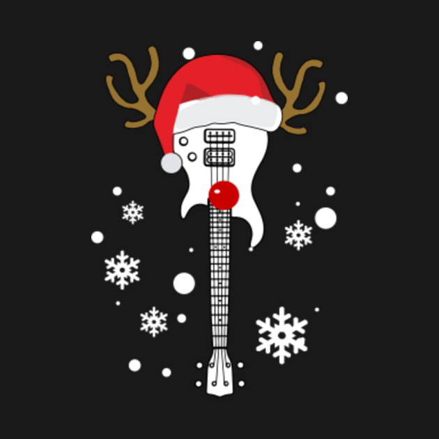 Bass Guitar Santa Christmas Gift For Bass Guitar Player Guitar Tank