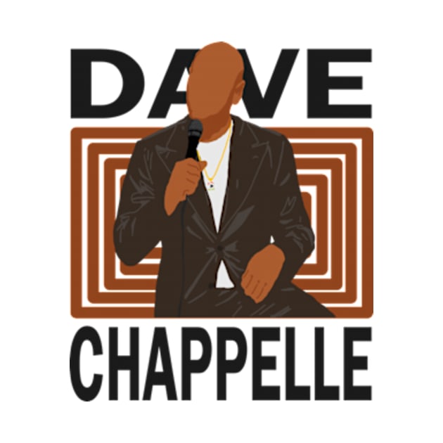 Dave Chappelle Silhouette by Vatar