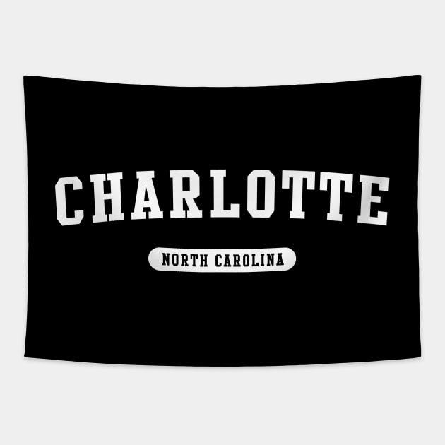 charlotte-north-carolina Tapestry by Novel_Designs