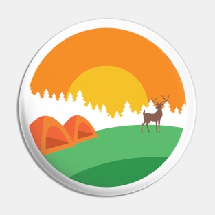 Camping Buddy Pin