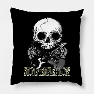 skull stone temple pilot Pillow