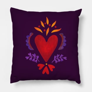 Burning heart Pillow