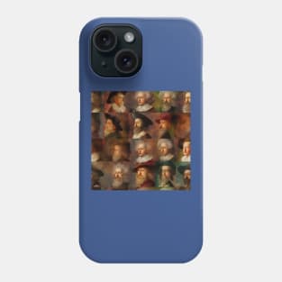 Rembrandt Paintings Mashup Phone Case