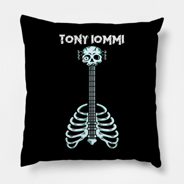 Vintage guitarist 42 Pillow by PROALITY PROJECT