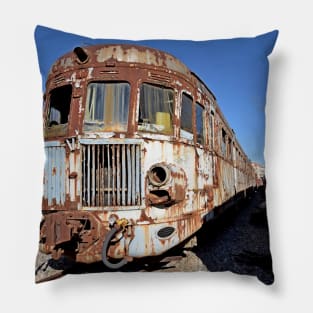 Disused railway railcar Pillow