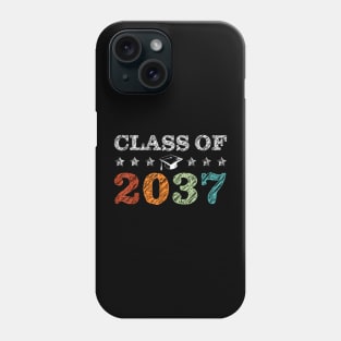 Class Of 2037 Grow With Me Back To School Pre-K 12Th Grade Phone Case