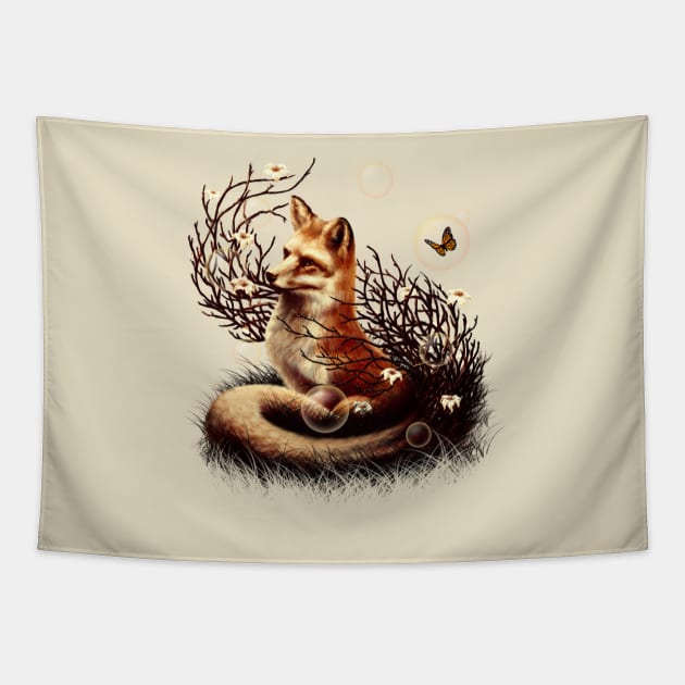 The Fox Tale Tapestry by angrymonk