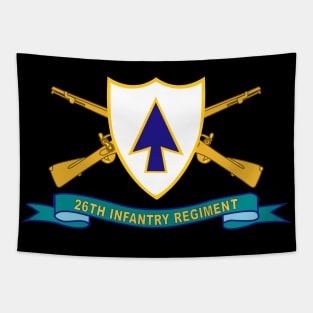 26th Infantry Regiment - DUI w Br - Ribbon X 300 Tapestry