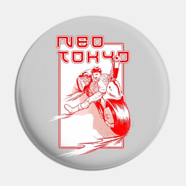 Neo Tokyo - duo tone Pin by peyi_piye