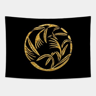 Japanese Mon Susuki no Maru Tapestry