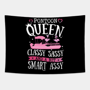 Flamingo Pontoon Queen Classy Sassy And A Bit Smart Assy Tapestry