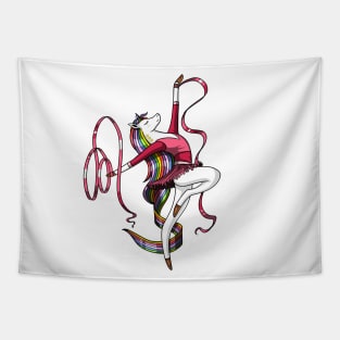 Unicorn Gymnast Tapestry