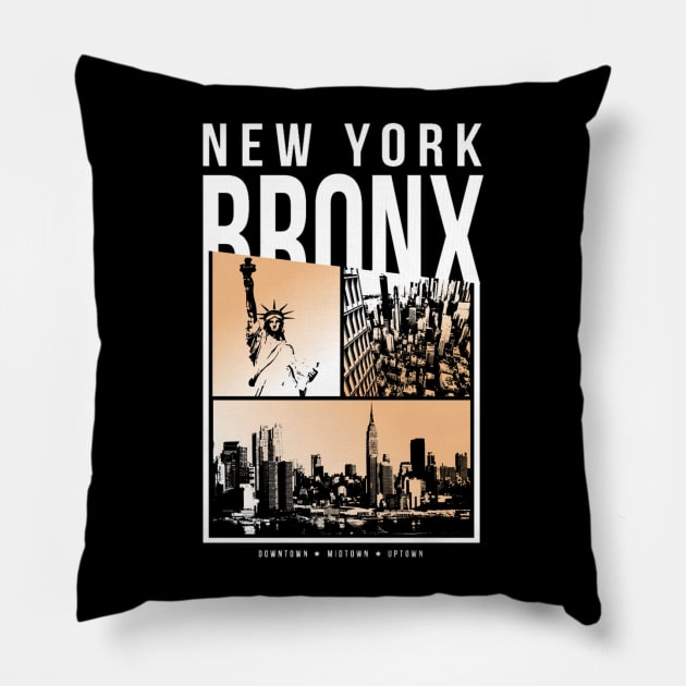 New York Pillow by FunnyHedgehog