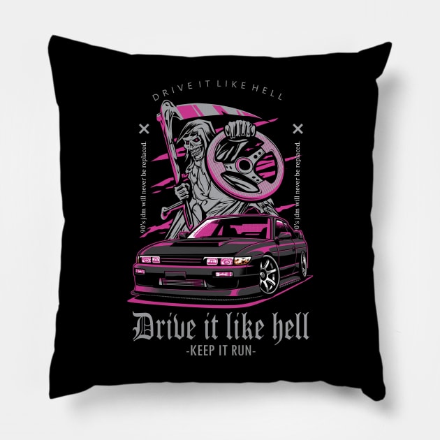 Nissan Silvia s13 Pillow by JDMAPEX