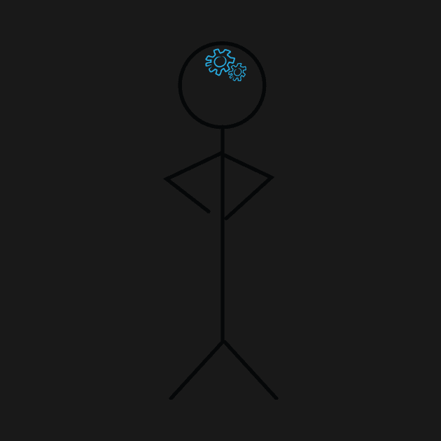 Thinking stickman by sigdesign