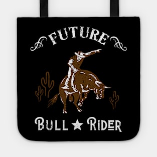 Future Bull Rider Cowboy Western Texas Tote