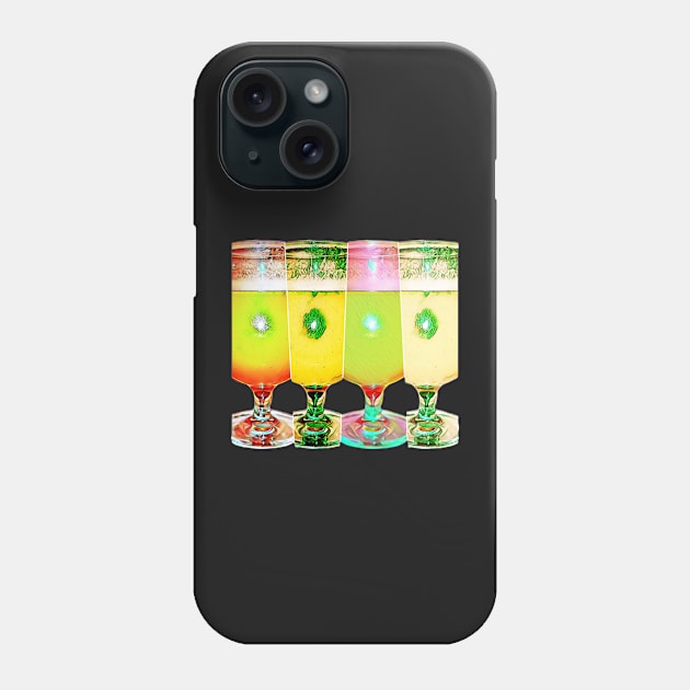 Cocktail row Phone Case by FlossOrFi