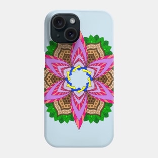 Pink Lotus Mandala Phone Case