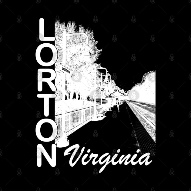Lorton VRE - White by Swift Art
