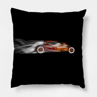 Rusty Rat Rod Nation Design with smoke Pillow