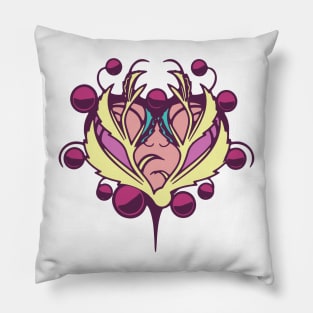 Purple Flower Vintage Pillow