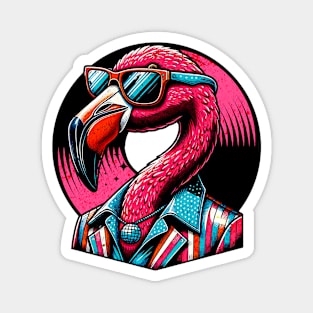 Disco Flamingo Magnet