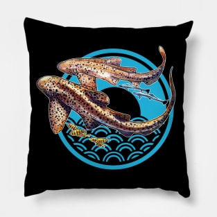 Leopard shark SCUBA Pillow