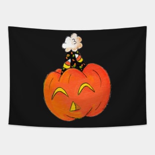 Party Pumpkin Tapestry