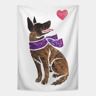 Watercolour Dutch Shepherd Tapestry