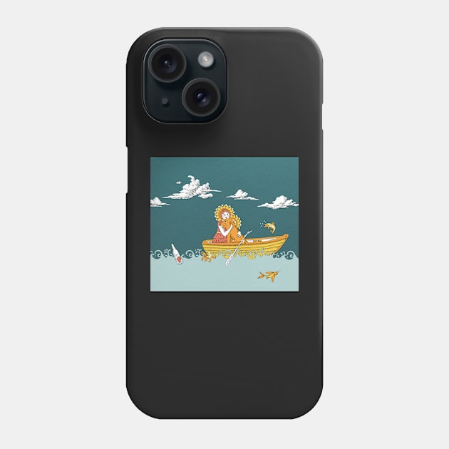 Crossing by the sea Phone Case by magiareal