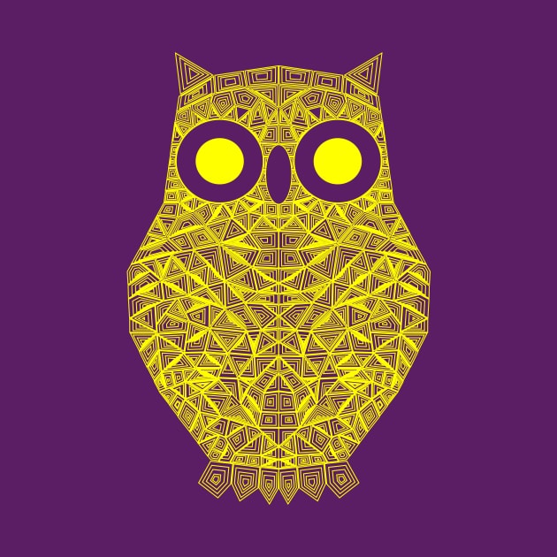 Geometric Owl 5 by Shrenk