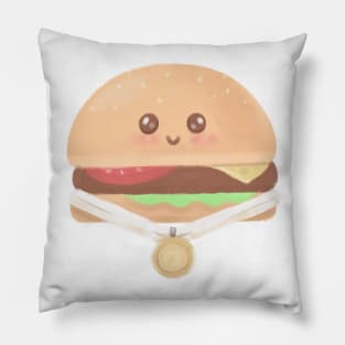 cute burger Pillow